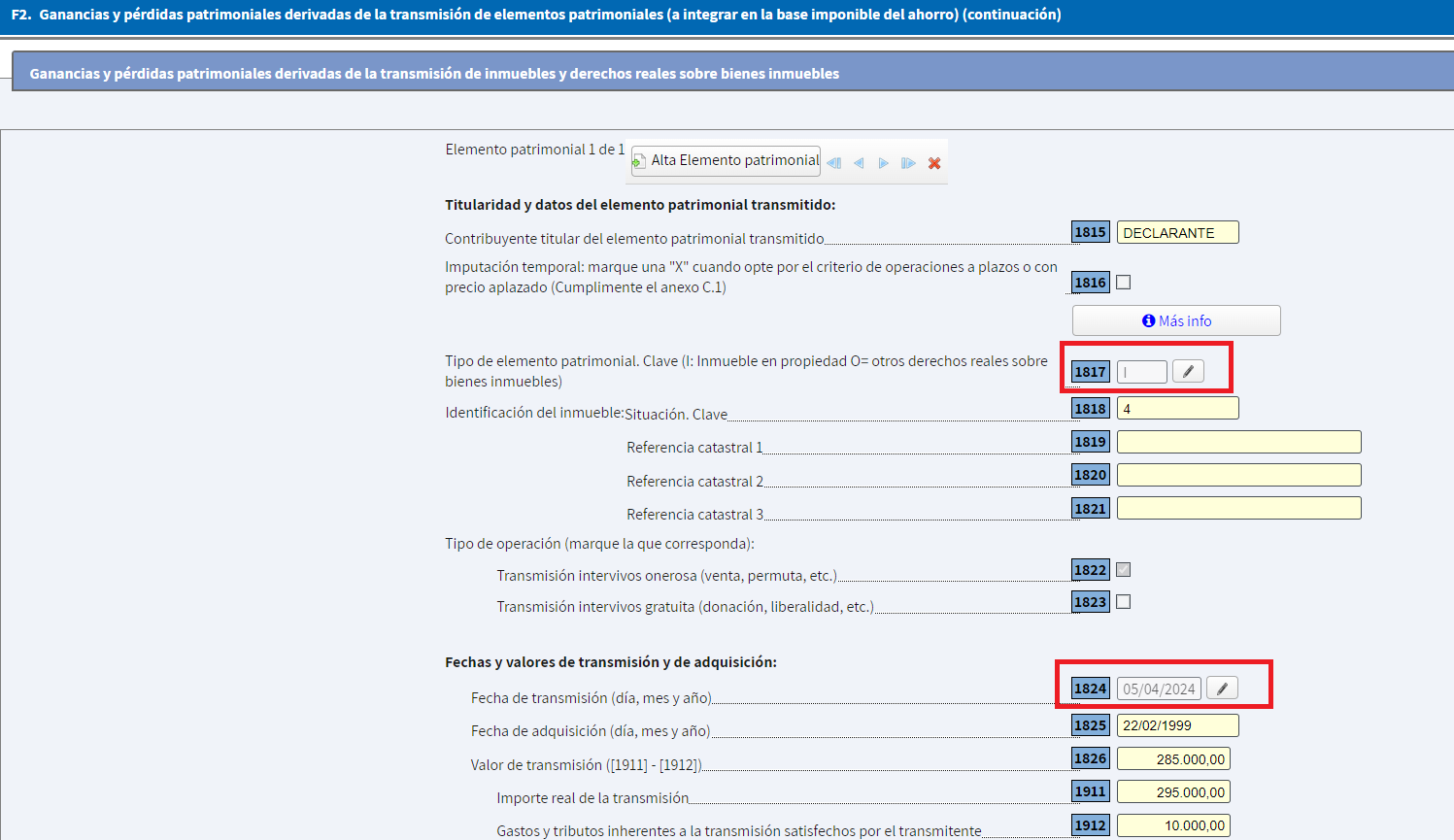 Declarar ganancias por ventas en IRPF
